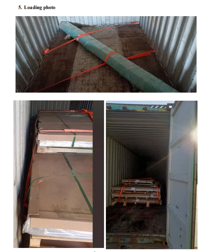 Export Packaging and Container Loading for 3 mm Aluminum Plate to Vietnam Export Packaging and Container Loading for 3 mm Aluminum Plate to Vietnam